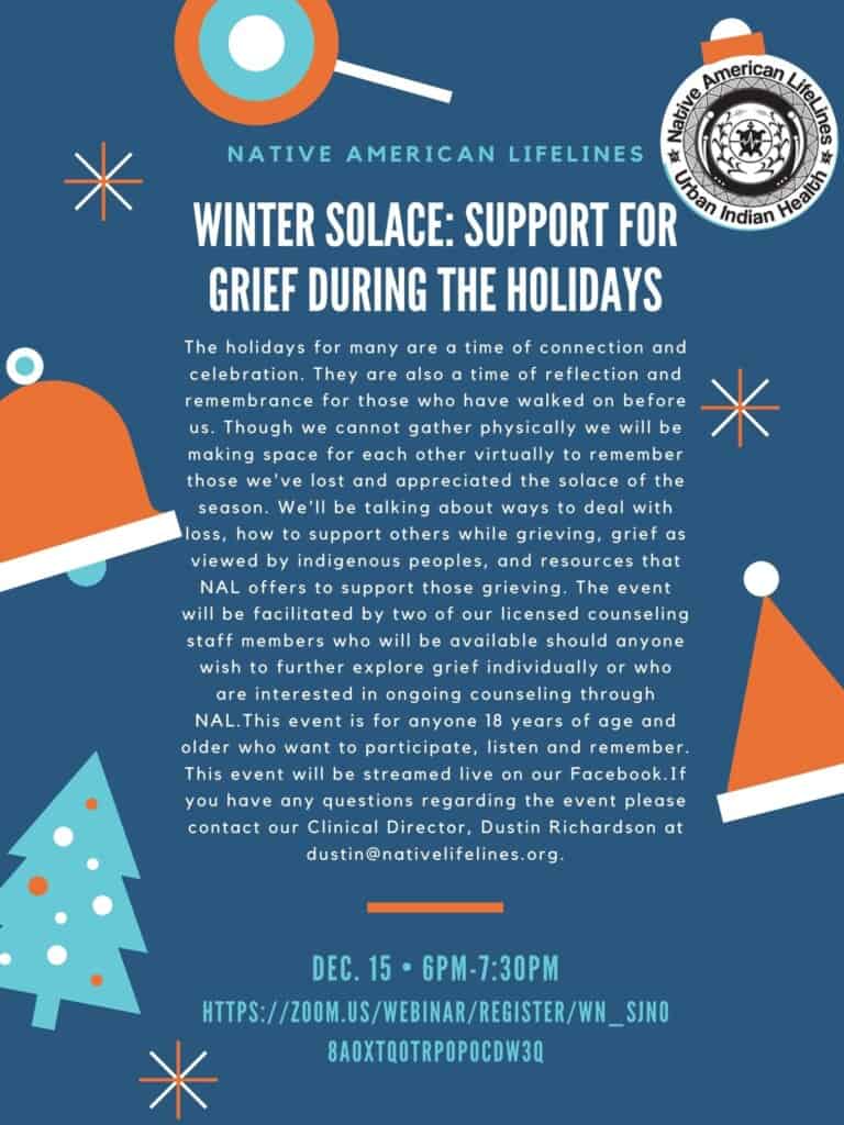 Support for Grief During the Holidays